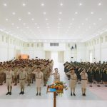 พิธีเข้าประจำกองและประดับอินธนูลูกเสือ-เนตรนารี สามัญรุ่นใหญ่ ม.1