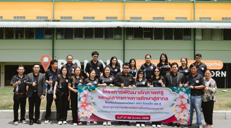 รับคณะดูงานจากโรงเรียนหนองฮางวิทยา รับคณะดูงานจากโรงเรียนหนองฮางวิทยา